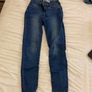 old navy dark blue jeggings